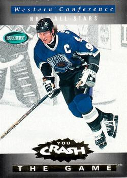 #G28 Wayne Gretzky - Los Angeles Kings - 1994-95 Parkhurst Hockey - You Crash The Game Gold