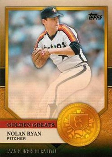 #GG-10 Nolan Ryan - Houston Astros - 2012 Topps - Golden Greats Baseball