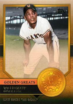 #GG-11 Willie Mays - New York Giants - 2012 Topps - Golden Greats Baseball