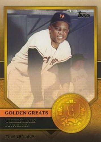 #GG-12 Willie Mays - New York Giants - 2012 Topps - Golden Greats Baseball