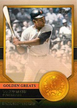 #GG-13 Willie Mays - San Francisco Giants - 2012 Topps - Golden Greats Baseball