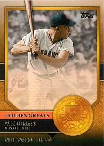 #GG-14 Willie Mays - San Francisco Giants - 2012 Topps - Golden Greats Baseball