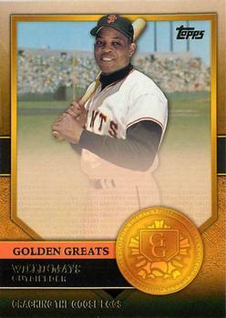 #GG-15 Willie Mays - San Francisco Giants - 2012 Topps - Golden Greats Baseball