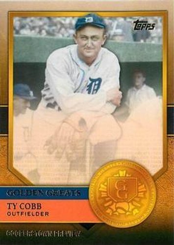 #GG-16 Ty Cobb - Detroit Tigers - 2012 Topps - Golden Greats Baseball