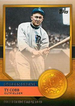 #GG-19 Ty Cobb - Detroit Tigers - 2012 Topps - Golden Greats Baseball