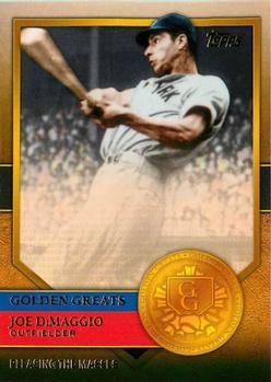#GG-24 Joe DiMaggio - New York Yankees - 2012 Topps - Golden Greats Baseball