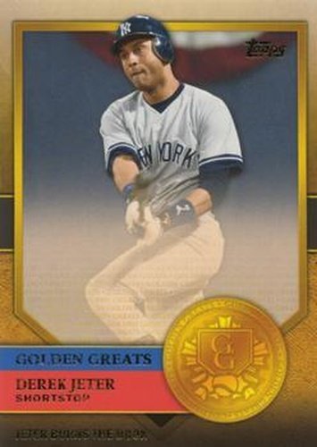 #GG-27 Derek Jeter - New York Yankees - 2012 Topps - Golden Greats Baseball