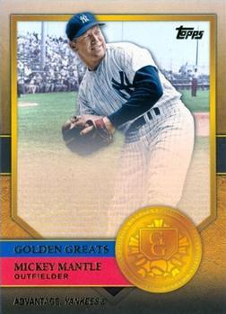 #GG-34 Mickey Mantle - New York Yankees - 2012 Topps - Golden Greats Baseball
