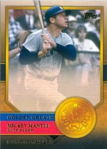 #GG-35 Mickey Mantle - New York Yankees - 2012 Topps - Golden Greats Baseball