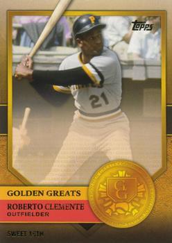 #GG-36 Roberto Clemente - Pittsburgh Pirates - 2012 Topps - Golden Greats Baseball