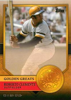 #GG-40 Roberto Clemente - Pittsburgh Pirates - 2012 Topps - Golden Greats Baseball