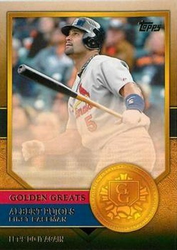 #GG-67 Albert Pujols - St. Louis Cardinals - 2012 Topps - Golden Greats Baseball