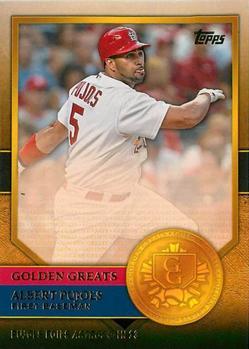 #GG-68 Albert Pujols - St. Louis Cardinals - 2012 Topps - Golden Greats Baseball
