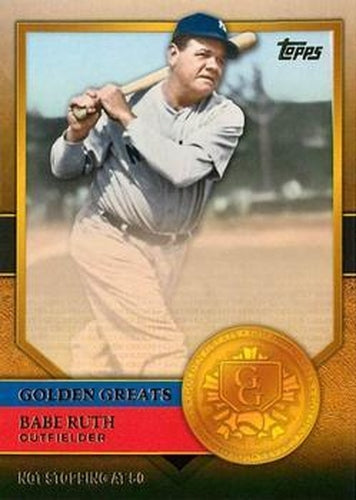 #GG-72 Babe Ruth - New York Yankees - 2012 Topps - Golden Greats Baseball