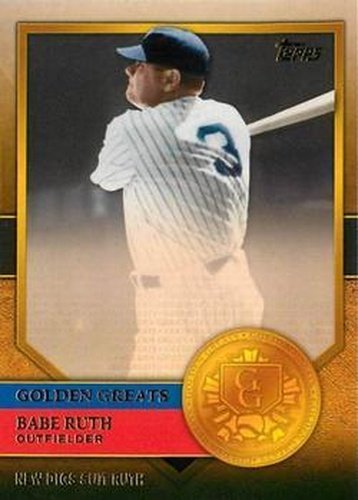 #GG-73 Babe Ruth - New York Yankees - 2012 Topps - Golden Greats Baseball