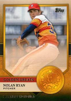 #GG-7 Nolan Ryan - Houston Astros - 2012 Topps - Golden Greats Baseball