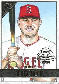 #GP-1 Mike Trout - Los Angeles Angels - 2020 Topps Chrome - Topps Gallery NBCD Preview Baseball