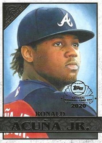 #GP-2 Ronald Acuña Jr. - Atlanta Braves - 2020 Topps Chrome - Topps Gallery NBCD Preview Baseball