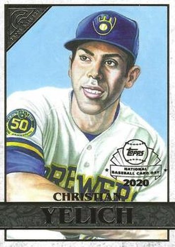 #GP-5 Christian Yelich - Milwaukee Brewers - 2020 Topps Chrome - Topps Gallery NBCD Preview Baseball