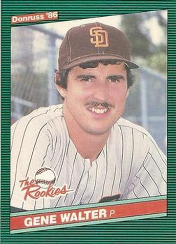 #47 Gene Walter - San Diego Padres - 1986 Donruss The Rookies Baseball