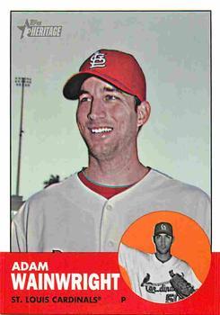 #H576 Adam Wainwright - St. Louis Cardinals - 2012 Topps Heritage Baseball