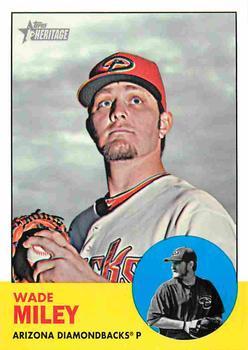 #H584 Wade Miley - Arizona Diamondbacks - 2012 Topps Heritage Baseball