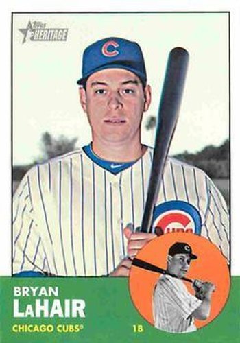#H587 Bryan LaHair - Chicago Cubs - 2012 Topps Heritage Baseball