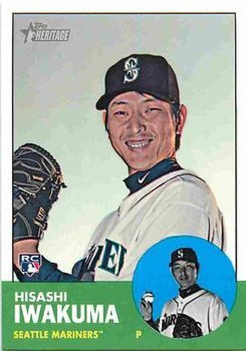 #H589 Hisashi Iwakuma - Seattle Mariners - 2012 Topps Heritage Baseball