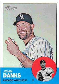 #H591 John Danks - Chicago White Sox - 2012 Topps Heritage Baseball