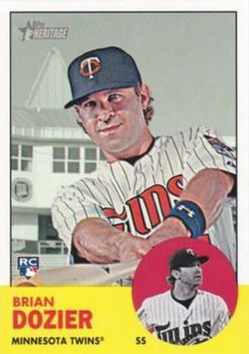 #H599 Brian Dozier - Minnesota Twins - 2012 Topps Heritage Baseball
