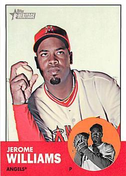 #H607 Jerome Williams - Los Angeles Angels - 2012 Topps Heritage Baseball
