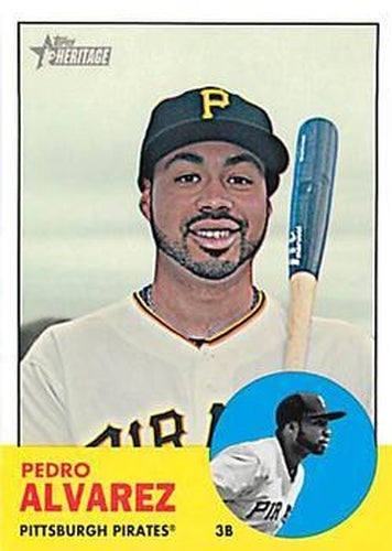 #H615 Pedro Alvarez - Pittsburgh Pirates - 2012 Topps Heritage Baseball