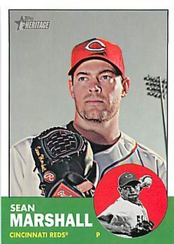 #H616 Sean Marshall - Cincinnati Reds - 2012 Topps Heritage Baseball