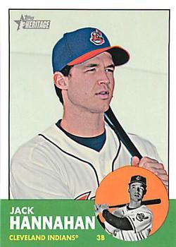 #H617 Jack Hannahan - Cleveland Indians - 2012 Topps Heritage Baseball