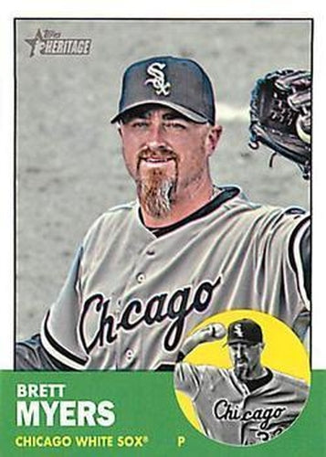 #H618 Brett Myers - Chicago White Sox - 2012 Topps Heritage Baseball