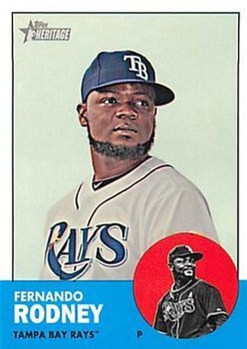 #H620 Fernando Rodney - Tampa Bay Rays - 2012 Topps Heritage Baseball