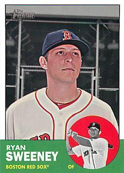 #H632 Ryan Sweeney - Boston Red Sox - 2012 Topps Heritage Baseball