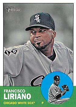 #H635 Francisco Liriano - Chicago White Sox - 2012 Topps Heritage Baseball