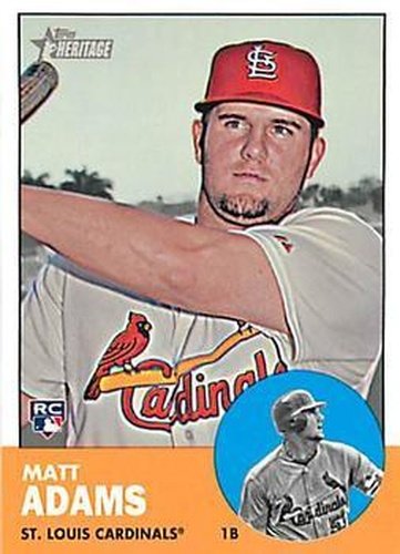 #H638 Matt Adams - St. Louis Cardinals - 2012 Topps Heritage Baseball