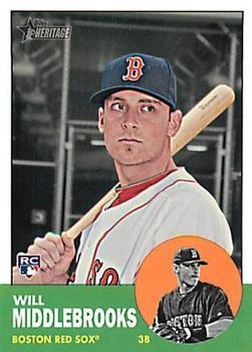 #H651 Will Middlebrooks - Boston Red Sox - 2012 Topps Heritage Baseball