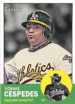 #H652 Yoenis Cespedes - Oakland Athletics - 2012 Topps Heritage Baseball