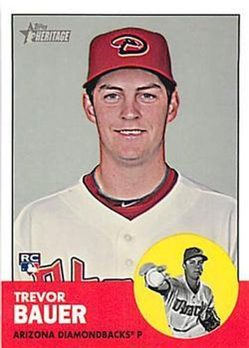 #H657 Trevor Bauer - Arizona Diamondbacks - 2012 Topps Heritage Baseball