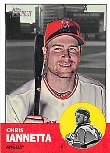 #H658 Chris Iannetta - Los Angeles Angels - 2012 Topps Heritage Baseball