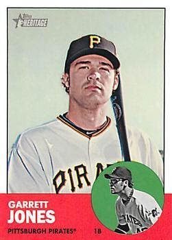 #H659 Garrett Jones - Pittsburgh Pirates - 2012 Topps Heritage Baseball