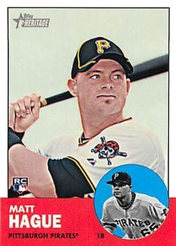 #H660 Matt Hague - Pittsburgh Pirates - 2012 Topps Heritage Baseball