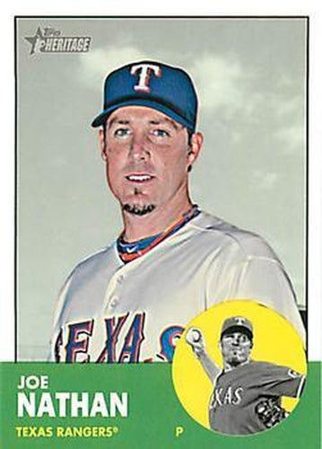 #H667 Joe Nathan - Texas Rangers - 2012 Topps Heritage Baseball