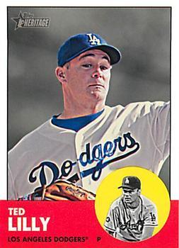 #H672 Ted Lilly - Los Angeles Dodgers - 2012 Topps Heritage Baseball