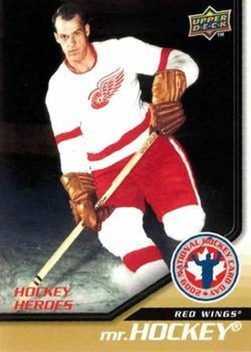 #HCD13 Gordie Howe - Detroit Red Wings - 2009 Upper Deck National Hockey Card Day Hockey