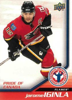 #HCD8 Jarome Iginla - Calgary Flames - 2009 Upper Deck National Hockey Card Day Hockey