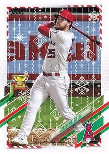 #HW107 Jared Walsh - Los Angeles Angels - 2021 Topps Holiday Baseball